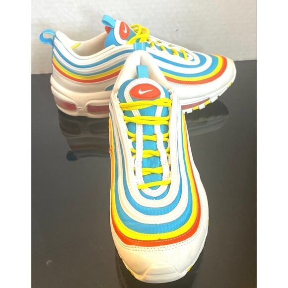 RARE Nike Air Max 97 GS Summer Pack Multicolor Mens size 7/ Womens Size 8.5 - Picture 7 of 11